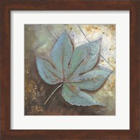 Turquoise Leaf II Fine Art Print