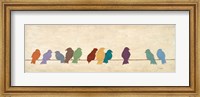 Birds Meeting  (assorted colors) Fine Art Print