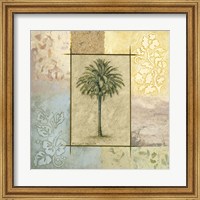Palm Woodcut II Fine Art Print