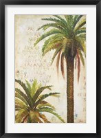 Palms & Scrolls I Framed Print