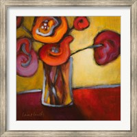 Red Poppies in a Vase Fine Art Print