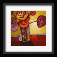 Red Poppies in a Vase Fine Art Print