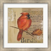 Red Love Birds II Fine Art Print