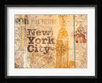 New York Postcard Fine Art Print