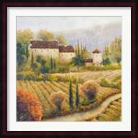 Tuscany Vineyard I Fine Art Print