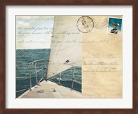 Voyage Postcard I Fine Art Print