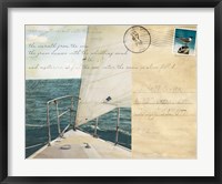 Voyage Postcard I Fine Art Print