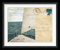 Voyage Postcard I Fine Art Print