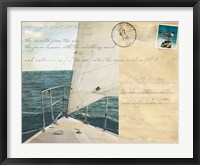 Voyage Postcard I Fine Art Print