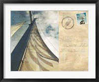Voyage Postcard II Fine Art Print