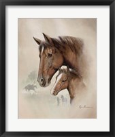 Race Horse I Framed Print