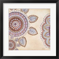 Lavender Textiles I Framed Print