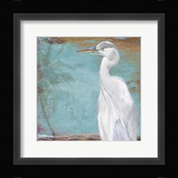 Tropic Heron II Framed Print
