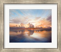 Sunset over Lake Fine Art Print
