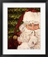Secret Santa II Framed Print