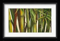 Bamboo on Beige I Framed Print