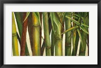Bamboo on Beige I Framed Print