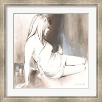 Sketched Waking Woman II Fine Art Print
