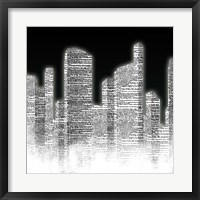 Black and White City II Fine Art Print