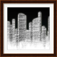 Black and White City II Fine Art Print