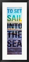 Sea and Sky I Framed Print