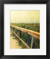 Beach Rails II Fine Art Print