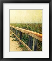 Beach Rails II Fine Art Print