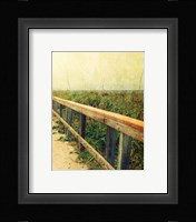 Beach Rails II Framed Print