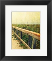 Beach Rails II Fine Art Print