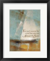 Adjust the Sails & Journey I Framed Print