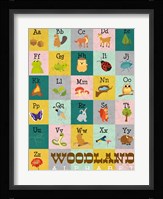 Woodland Alphabet Fine Art Print
