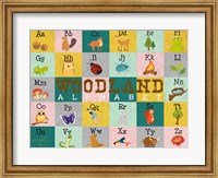 Woodland Alphabet (horizontal) Fine Art Print