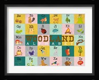 Woodland Alphabet (horizontal) Fine Art Print