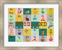 Woodland Alphabet (horizontal) Fine Art Print
