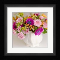 Radiant Bouquet Square Fine Art Print