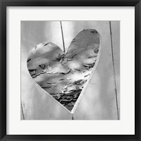 B&W Heart Full of Love Fine Art Print