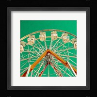 Green Ferris Wheel Fine Art Print
