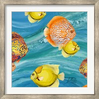 Aquatic Sea Life I Fine Art Print
