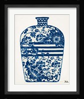 The Indigo Pottery II Framed Print