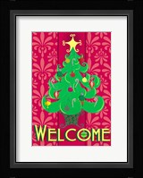 Christmas Tree Welcome Fine Art Print