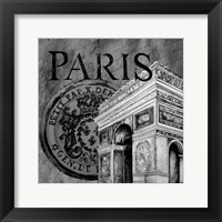 Parisian Wall Black IV Fine Art Print
