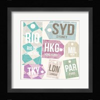 City Tags Square II Fine Art Print