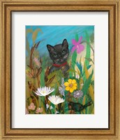 Cat in the Garden Fine Art Print