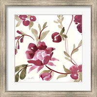 French Floral in Marsala Fine Art Print