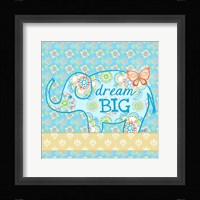 Blue Elephant I - Dream Big Fine Art Print