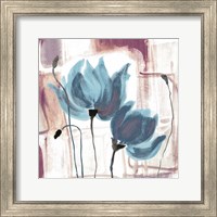 Blue Magnolias II Fine Art Print