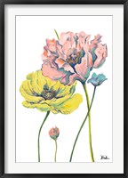 Fresh Colored Poppies I Fine Art Print