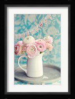 Ranunculus Party I Framed Print