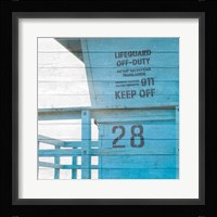 Life Guard Beach Shack Fine Art Print