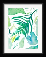 Green Water Leaves I Fine Art Print